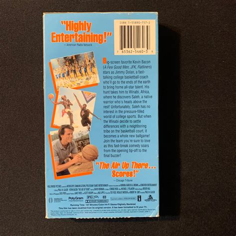 VHS The Air Up There (1994) Kevin Bacon, Charles Gitonga Maina – The ...