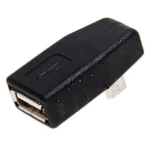 Practical USB2.0 to Micro USB Female to Male Adapter 90 Degree ...