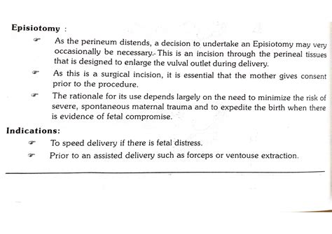 Episiotomy incision and Degree of perineal tear - Obstetrics and ...