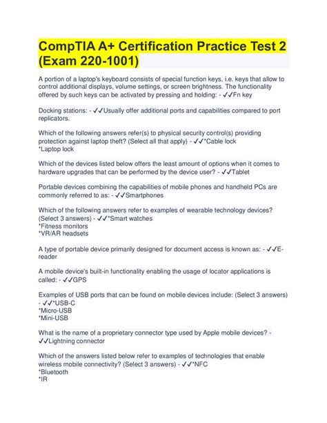 Image result for CompTIA a Certification Test Practice