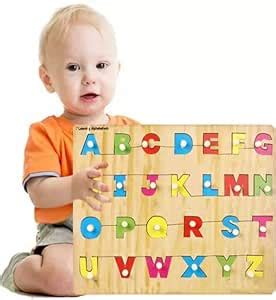 Buy jYOKRi Wooden ABCD Educational kids toys for age 2 year boys ...
