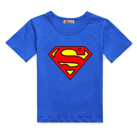 2017 Cotton Toddler Boys Superhero Costume T Shirts Boys Summer Tops ...