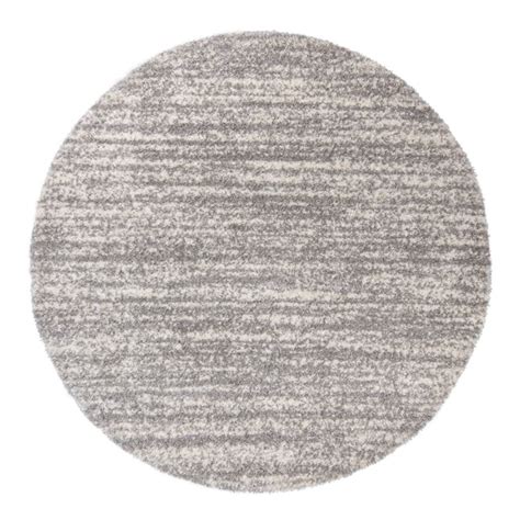 G.A. Gertmenian & Sons Thayer 6 x 6 Abrash Gray Round Indoor Abstract ...