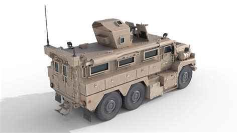 Cougar MRAP Mine Resistant Ambush Protected Vehicle 3D Model by 3dstudio