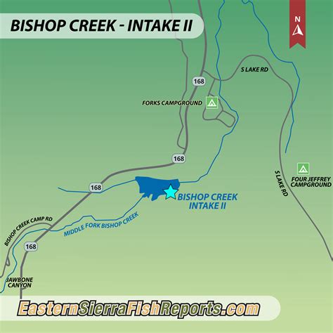 Bishop Creek - Intake II Fish Report - Bishop, CA (Inyo County)