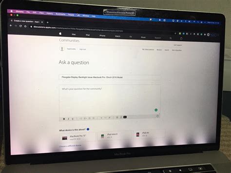 Flexgate-Display Backlight issue Macbook … - Apple Community