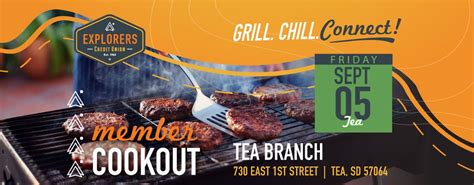 Explorers CU Member Cookout | Tea, SD, 730 E 1st St, Tea, SD 57064-3209 ...