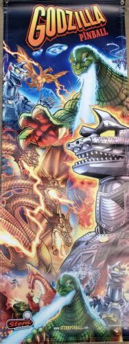 Full Size Godzilla Pinball Banner - Stern Pinball India | Ubuy