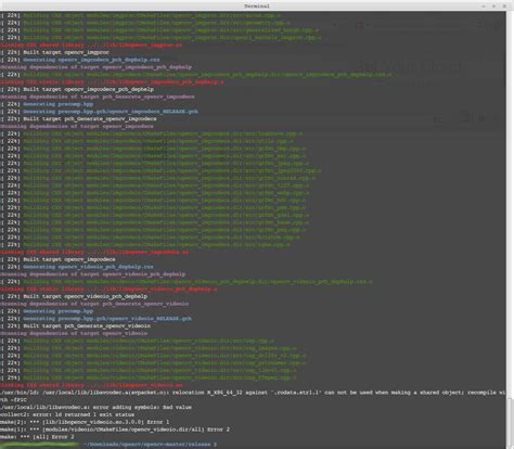 OpenCV Install Linux 的图像结果