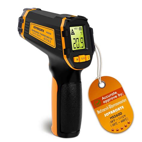 Infrared Thermometer Digital Temperature Gun Laser Meat Thermometer for ...