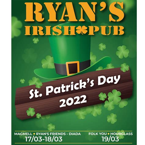 St Patrick´s 2022 - Ryan's Irish Pub - Eventos no Porto
