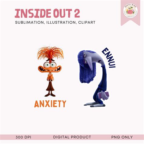 Inside Out 2 PNG Bundle Inside Out 2 Download Inside Out PNG Anger Joy ...