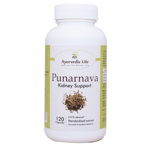 Ayurvedic Life Punarnava Capsules 350mg Capsules, Natural, 120 count ...
