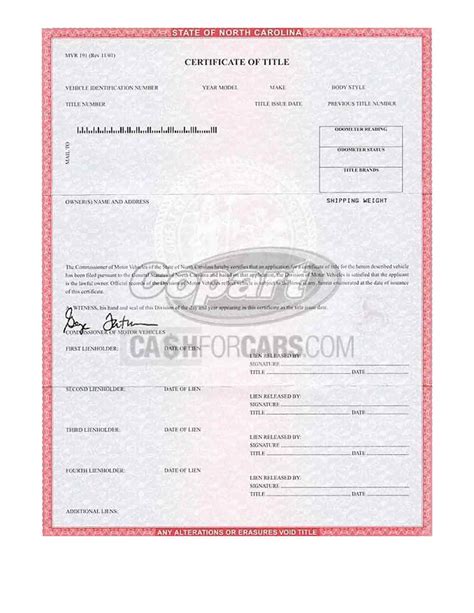 How to Sign Your Car Title in North Carolina | Cashforcars.com