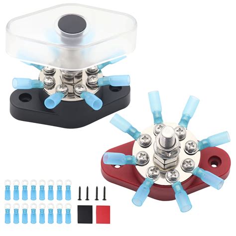 180A Busbar 12V - 48V Terminal Block Bus Bar for Car Camper RV Boat ...