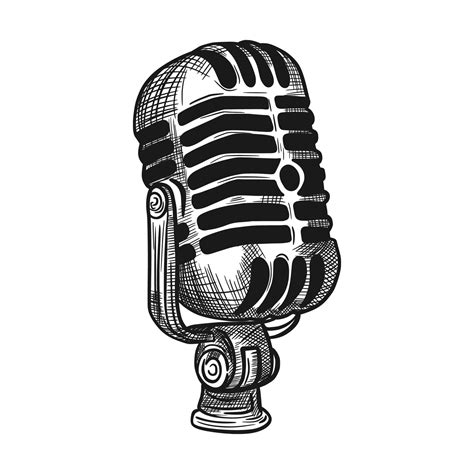 Image result for Computer Microphone Drawing