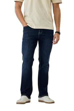 Buy SNITCH Men Casual Jeans | Straight Fit Mid Rise Denim with Smooth ...