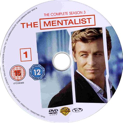 Minhas Capas: Capa DVD - The Mentalist Season 3
