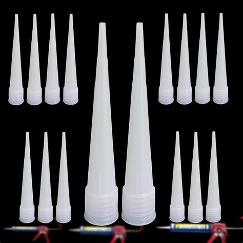 Caulking Nozzle for Caulk Gun, Reusable Silicone Caulk Nozzle ...