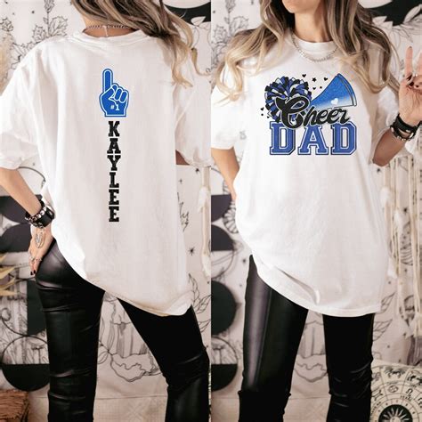 Cheer Dad Shirt Cheerleading Dadtshirt Custom Cheer Dada - Etsy