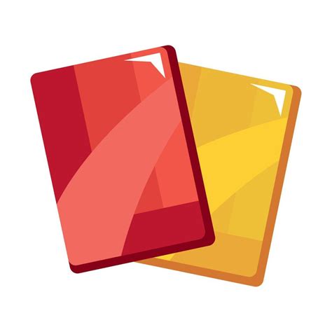 referee cards soccer sport 14605975 Vector Art at Vecteezy