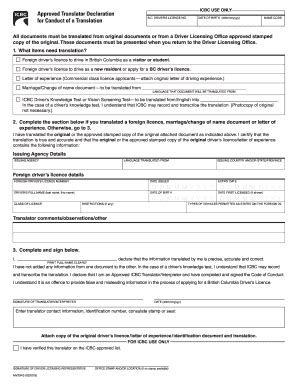Canada ICBC MV2943 - British Columbia 2018-2026 - Fill and Sign ...