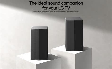 LG SPT8-S, 100W, 2.0 Channel Soundbar Rear Speaker Kit for S70TY ...