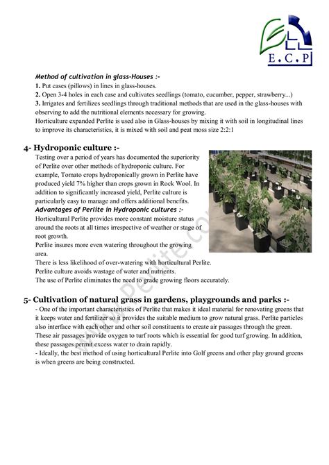 Agricultural_Perlite. is a soil amendment | PDF