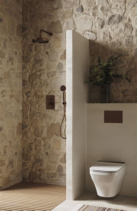 A Rustic Meets Boho Interior With Authentic Stone Feature Walls ...