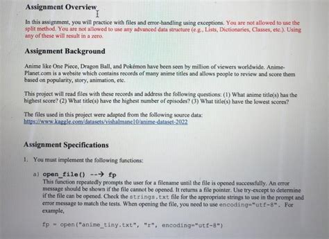 Image result for Assignment Overview