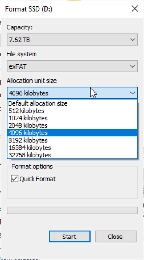 What's the Best exFAT Allocation Unit Size for PC & Mac?