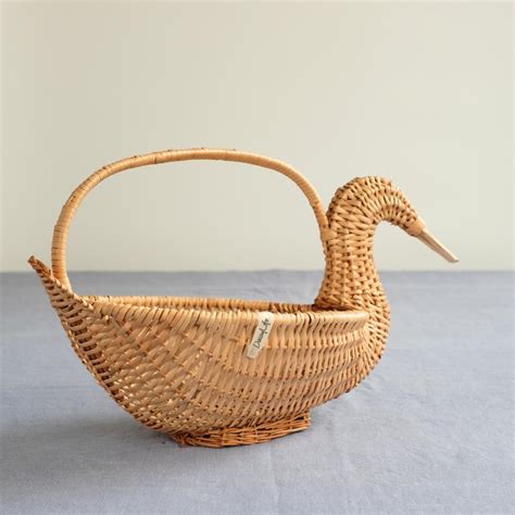 Duck Wicker Caddy Basket – DaisyLife