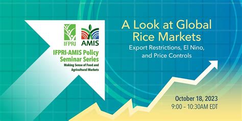 A Look at Global Rice Markets, October 18 2023 | Online Event ...