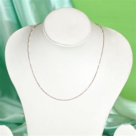 Chic Sculpted Rose Gold Chain - Touch925 Silver Jewellery