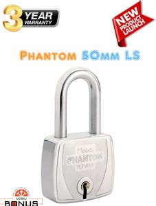 Mobaj Phantom 50mm With Long Shackle Padlock - Buy Mobaj Phantom 50mm ...