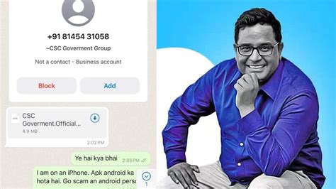 Scammer shares Important Cyber Security Advice To Man: Paytm’s CEO ...