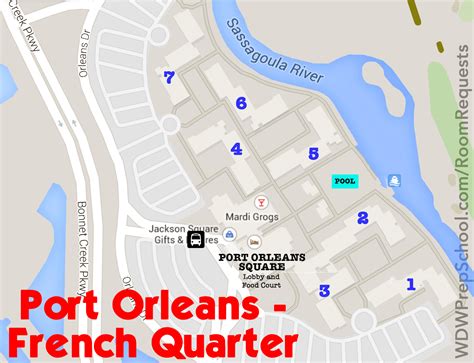 Port Orleans Resort – French Quarter (map & rooms) - WDW Prep School