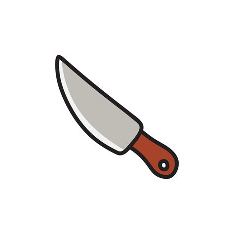 Kids drawing Cartoon Vector illustration knife icon Isolated on White Background 25433146 Vector ...