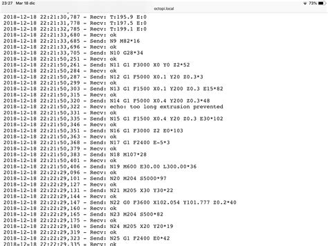 Error pla at the iniziale start - Get Help - OctoPrint Community Forum