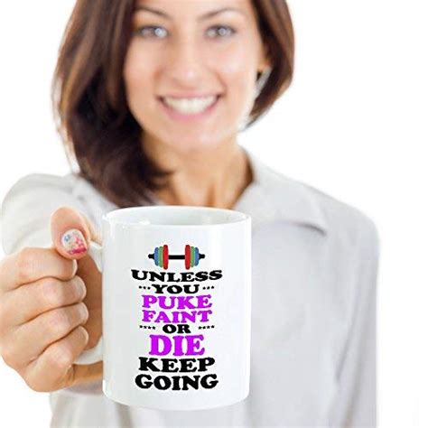 Buy Fitness Coffee Mug - Unless You Puke (PUR) Bodybuilding Coffee Gift ...