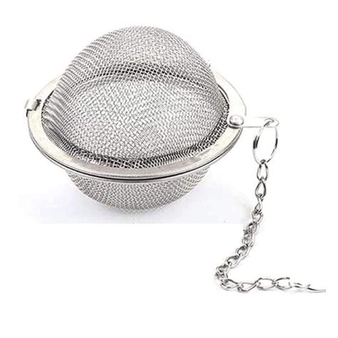Stainless Steel Tea Ball Strainer Mesh Infuser Filter Reusable Spice ...