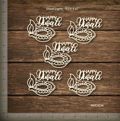Mudra Craft Stamps- Chipzeb Diwali Lights-Clear Art & Craft Photo ...