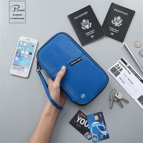 跨境护照包女2021新款RFID多功能机票证件包男女式出国旅行护照夹-阿里巴巴