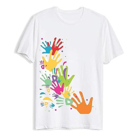 Buy RANI PARI Holi T-Shirt, Holi Printed T-Shirts Round Neck Polyester ...