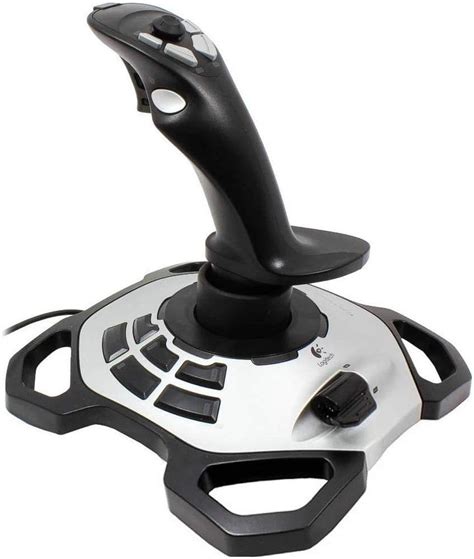 Amazon.in: Buy Logitech Extreme 3D Pro Joystick 963290-0403 - Silver ...
