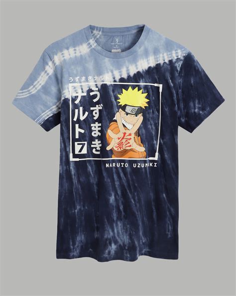 Naruto Uzumaki Tie-Dye Regular Fit Tshirt Men – Free Authority