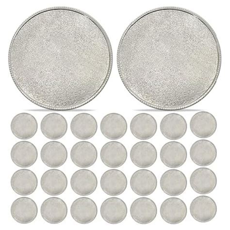 30 Pcs Blanks 40mm Blank Coins for DIY Crafts Engraving Jewelry Making ...