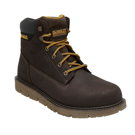 DEWALT Men's Brown Crazy Horse Steel Toe Boots Size: 9 Medium in the ...