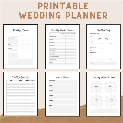 Get Your Free Printable Wedding Planner Checklist Now! - Printables for ...