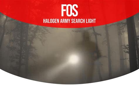 FOS Halogen Army Search Light 55W